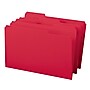 Smead File Folders, Reinforced 1/3-Cut Tab, Legal Size, Red, 100/Box (17734)~#|#~m004897703_sc7