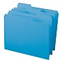 Smead Reinforced File Folder, 3 Tab, Letter Size, Blue, 100/Box (12034)~#|#~m004897723_sc7