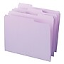 Smead File Folder, 3 Tab, Letter Size, Lavender, 100/Box (12434)~#|#~m004897739_sc7