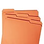 Smead File Folder, 1/3-Cut Tab, Letter Size, Orange, 100/Box (12543)~#|#~m004898128_sc7