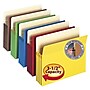 Smead Paper Stock File Pockets, 3.5" Expansion, Letter Size, Assorted, 25/Box (73890)~#|#~m004898143_sc7