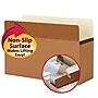 Smead Easy Grip Paper Stock File Pocket, 5.25" Expansion, Legal Size, Redrope, 10/Box (73211)~#|#~m004898400_sc7