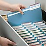 Smead Heavy Duty Pressboard Classification Folders with SafeSHIELD Fasteners, 1/3-Cut Tab, Letter Size, Blue, 25/Box (14937)~#|#~m004898733_sc7