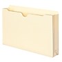 Smead 100% Recycled Reinforced File Jackets, Straight-Cut Tab, 2" Expansion, Legal Size, Manila, 50/Box (75607)~#|#~m004898751_sc7