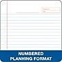 TOPS Docket Gold Notepad, 8 1/2" x 11 3/4", Project Ruled, Burgundy, 70 Sheets/Pad (99701)~#|#~m004917973_sc7
