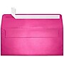 LUX 4 1/8" x 9 1/2" #10 80lbs. Square Flap Envelopes W/Glue Closure, Azalea Metallic Pink~#|#~m004940424_sc7