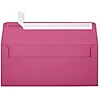 LUX 70lbs. 4 1/8" x 9 1/2" #10 Business Envelopes W/Peel & Press, Magenta Pink, 250/BX~#|#~m004940454_sc7