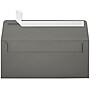 LUX 80lbs. 4 1/8" x 9 1/2" #10 Square Flap Envelopes, Smoke Gray, 250/BX~#|#~m004940462_sc7