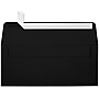 LUX 80lb 4 1/8"x9 1/2" Square Flap #10 Envelopes W/Peel&Press, Midnight Black, 500/BX~#|#~m004940475_sc7