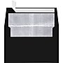 LUX A4 Foil Lined Invitation Envelopes (4 1/4 x 6 1/4) 1000/Box, Black w/Silver LUX Lining (FLBK4872-031000)~#|#~m004940477_sc7