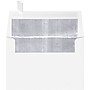 LUX A4 Foil Lined Invitation Envelopes (4 1/4 x 6 1/4) 50/Box, White w/Silver LUX Lining (FLWH4872-03-50)~#|#~m004940488_sc7