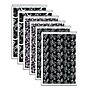 TOPS Designer Steno Pads, 6" x 9", Gregg Ruled, Black/White, 80 Sheets/Pad, 6 Pads/Pack (80230)~#|#~m004940519_sc7