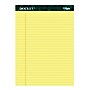 TOPS Docket Notepads, 8.5" x 11.75", Wide Ruled, Canary, 50 Sheets/Pad, 12 Pads/Pack (TOP63400)~#|#~m004940536_sc7