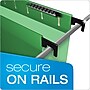 Pendaflex SureHook® Reinforced Hanging File Folders, 5 Tab Positions, Letter Size, Bright Green, 20/Box (6152 1/5 BGR)~#|#~m005167879_sc7