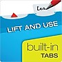 Pendaflex Ready-Tab 5-Tab Reinforced Hanging File Folders, Letter Size, Multicolor, 25/Box (42592)~#|#~m005167966_sc7