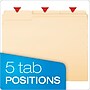 Pendaflex® Double Stuff® 3-Tab File Folder, Letter Size, Manila, 50/Box (ESS54459)~#|#~m005168088_sc7