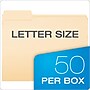 Pendaflex® Double Stuff® 3-Tab File Folder, Letter Size, Manila, 50/Box (ESS54459)~#|#~m005168091_sc7