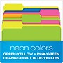 Pendaflex Glow Twisted Recycled File Folder, 1/3-Cut Tab, Assorted, Letter Size, Assorted Colors, 12/Pack (40526)~#|#~m005168166_sc7
