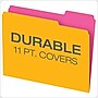 Pendaflex Glow Twisted Recycled File Folder, 1/3-Cut Tab, Assorted, Letter Size, Assorted Colors, 12/Pack (40526)~#|#~m005168167_sc7