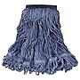 Rubbermaid Commercial Swinger Loop Wet Mop Heads, Cotton/Synthetic, Blue, Medium, 6/Case~#|#~m005170112_sc7