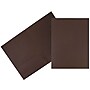 JAM Paper Two-Pocket Textured Linen Business Folders, Chocolate Brown, 50/Box(386LBRC)~#|#~m005206654_sc7