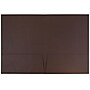 JAM Paper Two-Pocket Textured Linen Business Folders, Chocolate Brown, 50/Box(386LBRC)~#|#~m005206655_sc7