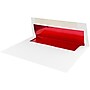 JAM Paper A8 Foil Lined Invitation Envelopes, 5.5 x 8.125, White with Red Foil, Bulk 250/Box (3243657H)~#|#~m005223352_sc7