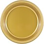 JAM Paper® Round Plastic Disposable Party Plates, Small, 7 Inch, Gold, 20/Pack (255325367)~#|#~m005223550_sc7