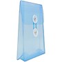 JAM Paper Plastic Filing Envelope with Button & String Closure, Blue, 12/Pack (473B1BU)~#|#~m005223728_sc7