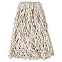 Rubbermaid Commercial Products Value Pro Medium 20 oz. Cotton Wet Mop, 1" Headband, White, 12/CT (RCPV117)~#|#~m005431682_sc7