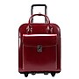 McKlein W Series Leather Briefcase, Laptop Compatible, Rolling, Red Trimmed In Sand (96496)~#|#~m005497629_sc7