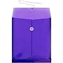 JAM Paper Plastic Document File, Letter, Purple, 12/Pack (118B1PU)~#|#~m005744794_sc7