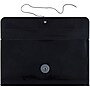 JAM Paper® Plastic Envelopes with Button and String Tie Closure, #10 Business Booklet, 5.25 x 10, Black, 108/Pack (921B1BLB)~#|#~m005744816_sc7