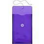 JAM Paper Plastic Filing Envelope with Button & String Closure, Purple, 12/Pack (472B1PU)~#|#~m005744928_sc7
