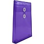 JAM Paper Plastic Filing Envelope with Button & String Closure, Purple, 12/Pack (472B1PU)~#|#~m005744929_sc7