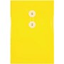 JAM Paper Plastic Filing Envelope with Button & String Closure, Yellow, 12/Pack (472B1YE)~#|#~m005744937_sc7
