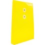 JAM Paper Plastic Filing Envelope with Button & String Closure, Yellow, 12/Pack (472B1YE)~#|#~m005744939_sc7