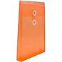 JAM Paper Plastic Filing Envelope with Button & String Closure, Bright Orange, 12/Pack (472B1OR)~#|#~m005745023_sc7