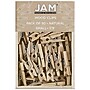 JAM Paper® Wood Clip Clothespins, Small 7/8 Inch, Natural Brown Clothes Pins, 2 Packs of 50 (3230717359A)~#|#~m005745061_sc7