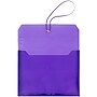 JAM Paper Standard Plastic Document File, 1 Pocket, Letter, Purple (218E25PU)~#|#~m005745153_sc7