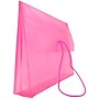 JAM Paper Standard Plastic Document File, 1 Pocket, Letter, Fuchsia Pink, 12/Pack (218E25FUB)~#|#~m005745160_sc7