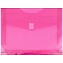 JAM Paper Standard Plastic Document File, Letter, Fuchsia Pink, 12/Pack (218V2FU)~#|#~m005745161_sc7
