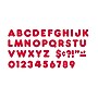 Trend Enterprises® Casual Ready Letter, 4", Red~#|#~m005745306_sc7