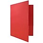 JAM Paper 2-Pocket Textured Linen Business Folders, Red, 25/Pack (386LREA)~#|#~m005757371_sc7