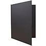 JAM Paper 2-Pocket Linen Portfolio Folder, Black, 6/Pack (99594d)~#|#~m005757372_sc7