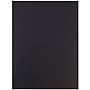 JAM Paper 2-Pocket Linen Portfolio Folder, Black, 6/Pack (99594d)~#|#~m005757386_sc7