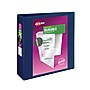 Avery Durable View Binder, 3" Slant Rings, 600 Sheet Capacity, DuraHinge, Blue (17044)~#|#~m005757539_sc7