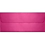 LUX 4 1/8" x 9 1/2" #10 80lbs. Square Flap Envelopes W/Glue Closure, Azalea Metallic Pink~#|#~m005823902_sc7
