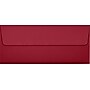 LUX 4 1/8" x 9 1/2" #10 70lbs. Square Flap Envelopes, Garnet Red, 50/Pack~#|#~m005823909_sc7