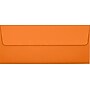 LUX® 70lbs. 4 1/8" x 9 1/2" #10 Square Flap Envelopes W/Peel & Press, Mandarin Orange, 1000/BX~#|#~m005823999_sc7